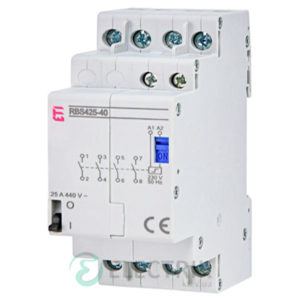 Контактор модульный импульсный RBS 420-40 20A 230V AC 4NO, ETI (Словения) 2464124