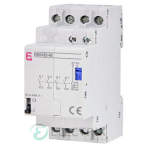 Контактор модульный импульсный RBS 432-40 32A 24V AC 4NO, ETI (Словения) 2464144