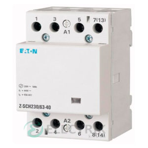 Модульный контактор 230В, 63А, 4НО EATON Z-SCH230/63-40 248856