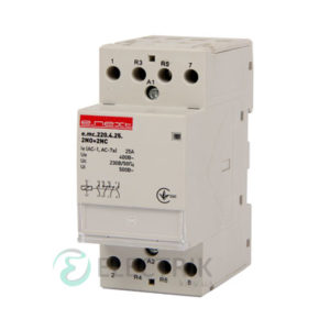 Контактор модульный e.mc.220.4.25.2NO+2NC, 4P 25 А 220 В 2НО+2НЗ, E.NEXT
