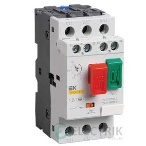 Пускатель ручной кнопочный ПРК32-0,63 In=0,63A Ir=0,4-0,63A Ue=660В