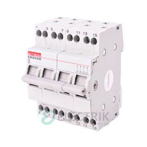 Выключатель на DIN-рейку на три положения e.is3.pro.4.63, 4р, 63А