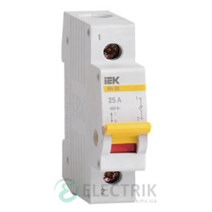 Выключатель нагрузки ВН-32 1P 25 А, IEK