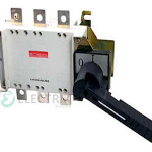 Выключатель-разъединитель 3P 160А с фронтально-боковой рукояткой e.industrial.ukgz.160.3, E.NEXT