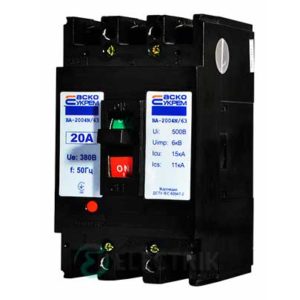 Автоматический выключатель ВА-2004N/63 3р 20А АСКО-УКРЕМ