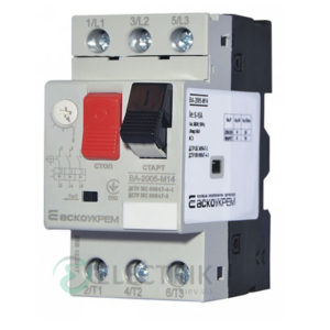 Автоматический выключатель защиты двигателя ВА-2005 М14 6,0-10,0А, АСКО-УКРЕМ
