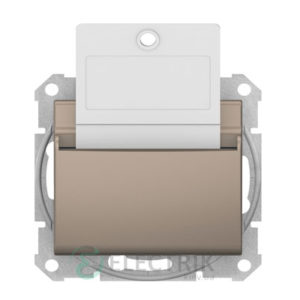 Выключатель карточный, титан, Sedna SDN1900168