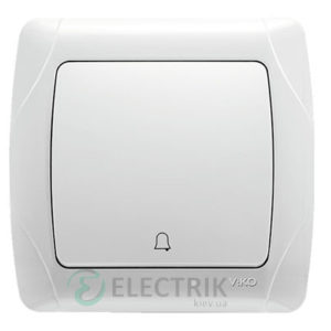 Кнопка звонка Viko Carmen, белая (90561006)