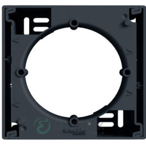 Коробка для наружного монтажа 1-постовая антрацит, Asfora EPH6100171