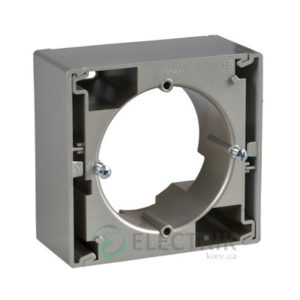 Коробка для наружного монтажа, титан, Sedna SDN6100168