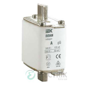 Плавкая вставка предохранителя ППНИ-39 габарит 3 100А IEK