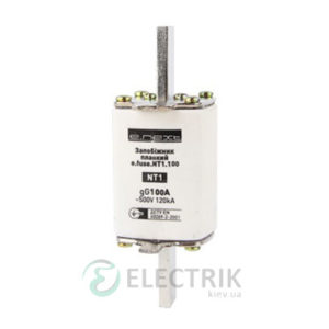 Предохранитель плавкий e.fuse.NT1.100, габарит 1, 100А, E.NEXT