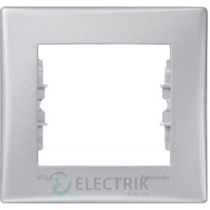 Рамка 1-постовая IP44, алюминий, Sedna SDN5810560