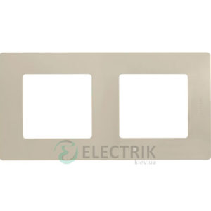 Рамка 2-постовая, слоновая кость (крем) Legrand Etika