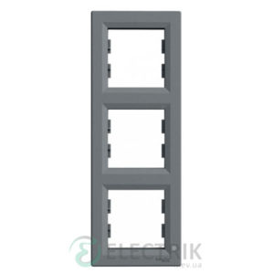 Рамка 3-постовая, вертикальная сталь, Asfora EPH5810362