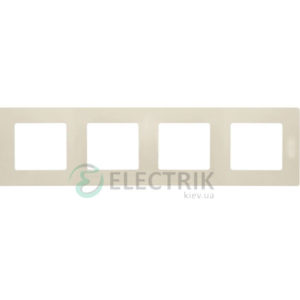 Рамка 4-постовая, слоновая кость (крем) Legrand Etika