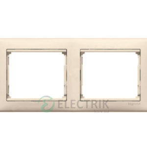 Рамка двухпостовая Legrand Valena 774352 слоновая кость (крем)