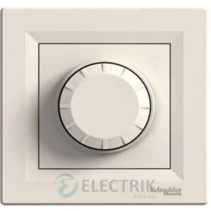 Светорегулятор поворотный, 600 ВА, крем, Asfora EPH6400123