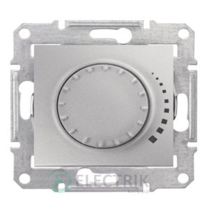 Светорегулятор поворотный емкостной, алюминий, Sedna SDN2200660