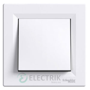 Выключатель одноклавишный перекрестный, белый, Asfora EPH0500121