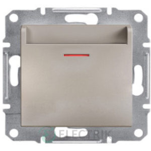 Выключатель карточный, бронза, Asfora EPH6200169