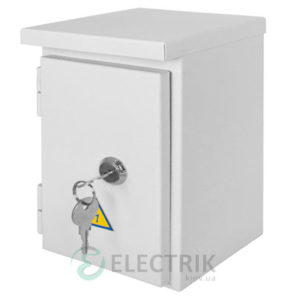 Корпус e.mbox.stand.n.04.z металлический, под 4мод., герметический IP54, навесной, с замком (s0100127)