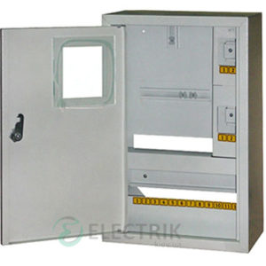 Корпус e.mbox.stand.n.f1.16.z металлический, под 1-ф. счётчик, 16 мод., навесной, с замком