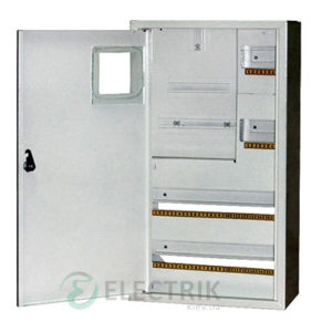 Корпус e.mbox.stand.n.f3.36.z металлический, под 3-ф. счётчик, 36 мод., навесной, с замком