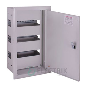 Корпус металлический e.mbox.pro.w.36z IP31 встраиваемый на 36 модулей с замком (s0100211)