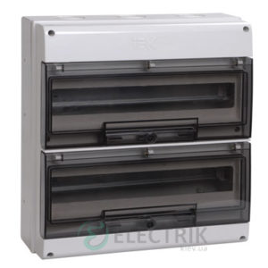 Корпус пластиковый КМПн-24 модуля 2ряда навесной 400х256х140 IP66