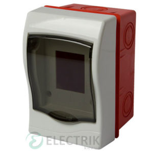 Корпус пластиковый 2-модульный e.plbox.stand.w.02m, встраиваемый