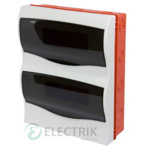 Корпус пластиковый 24-модульный e.plbox.stand.w.24m, встраиваемый