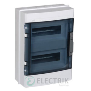 Корпус пластиковый КМПн 2/24 модуля 2ряда навесной IP55 (М)