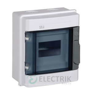Корпус пластиковый КМПн 2/6 модулей 1ряд навесной IP55 (М)