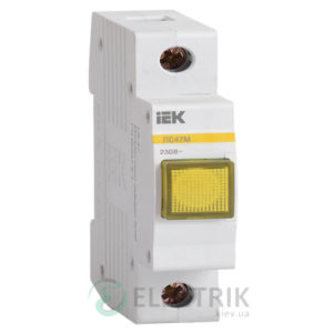 Лампа сигнальная ЛС-47М матрица желтая IEK