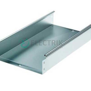 Лоток неперфорированный 300х80 оцинкован по методу Сендзимира, длина 3м, t=0,8мм, ДКС, 35065