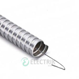 Металлорукав оцинкований с протяжкой д40 (25м) 220 ТМ