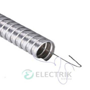 Металорукав с ниткой и протяжкой д26 (25м) 220 ТМ