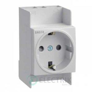 Розетка на DIN-рейку HAGER (SN016)