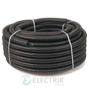 Труба ПВХ УФ стойкая гофрированная D=25мм с протяжкой Копос