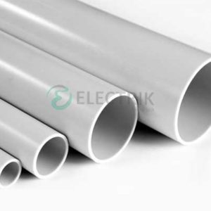 Труба ПВХ жёсткая гладкая д.20мм, лёгкая, 3м, цвет серый 63920