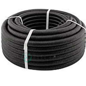 Труба гофрованная 32/25мм с протяжкой, негорючая, стойкая до УФ  (750Н)