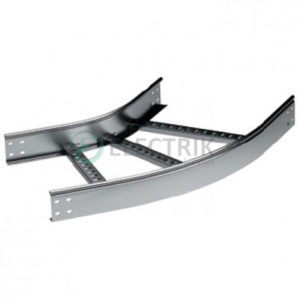 Угол горизонтальный 45° 80x200 R-600, t=1,2мм, ДКС, LC0862