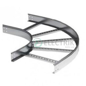 Угол горизонтальный 90° 80x200 R-600, t=1,2мм, ДКС, LC8620