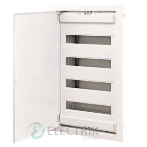 Металлопластиковый электрощит ECG56 48+8 М с металлической белой дверцей ETI 001101028