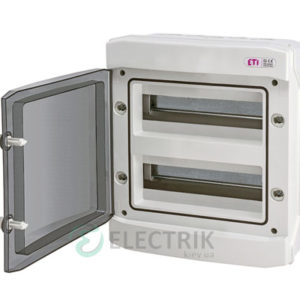 Пластиковый щит наружного исполнения ECH 24PT (24 М IP65) ETI 001101063