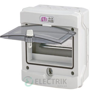 Пластиковый щит наружного исполнения ECH 8G (8 М IP65) ETI 001101061