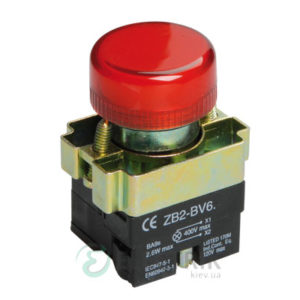 Индикатор LAY5-BU64 красный d22 мм, IEK