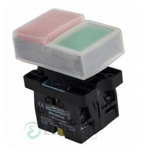 Кнопка двойная «ПУСК/СТОП» без фиксации (1НО+1НЗ) LAY5-EL9425, АСКО-УКРЕМ