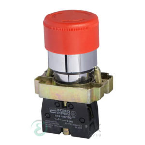 Кнопка «грибок» с фиксацией (1НЗ, возврат поворотом) XB2-BS442, АСКО-УКРЕМ